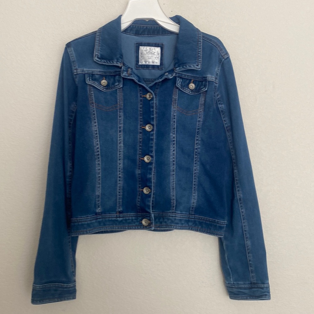 Justice Denim Jacket Size 16/18